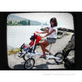 Eco-friendly Red Bicycle Baby Carriers , Stable Child Bike